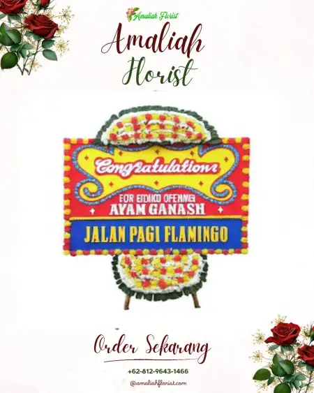 Sewa Papan Bunga Penjalang